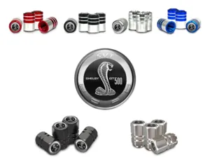 Shelby Tire Valve Caps for Bicycle Luxury Edition
